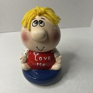 Russ Berrie And Inc Music Box "love Me" Vintage Works